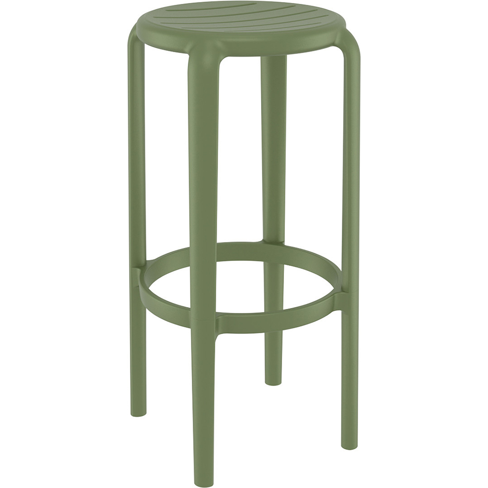 SIESTA EXCLUSIVE TOM BAR STOOL 75 OLIVE GREEN