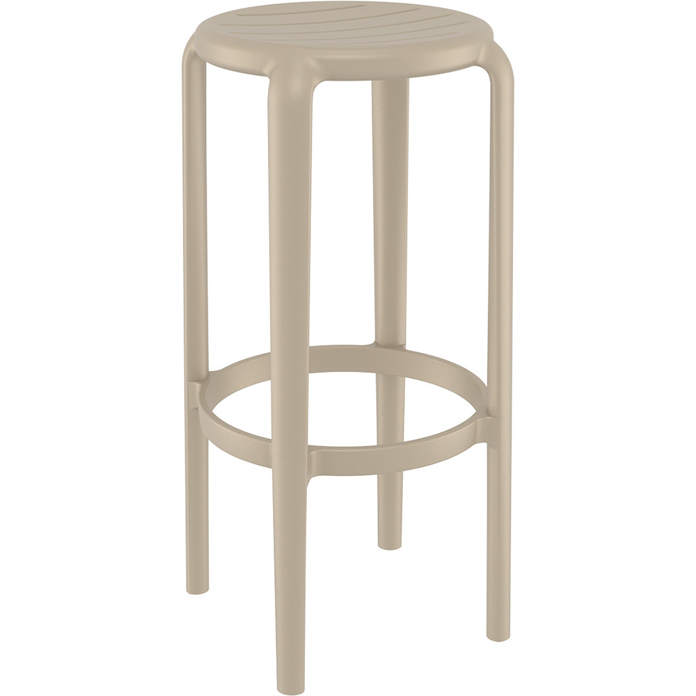 SIESTA EXCLUSIVE TOM BAR STOOL 75 TAUPE
