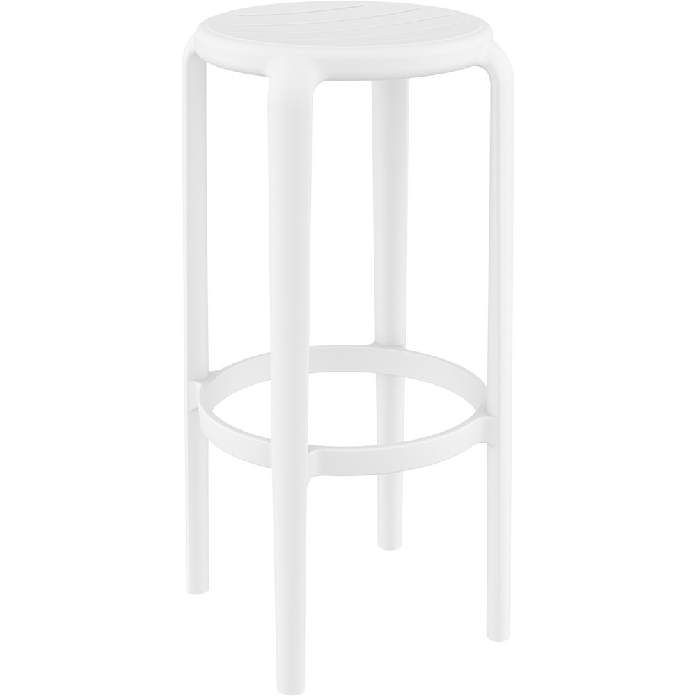 SIESTA EXCLUSIVE TOM BAR STOOL 75 WHITE