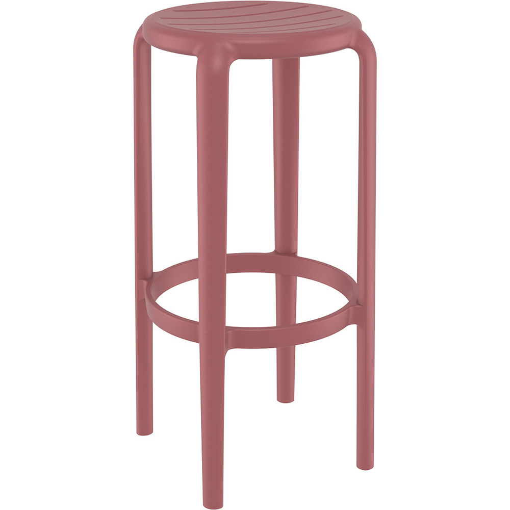 SIESTA EXCLUSIVE TOM BAR STOOL 75 MARSALA