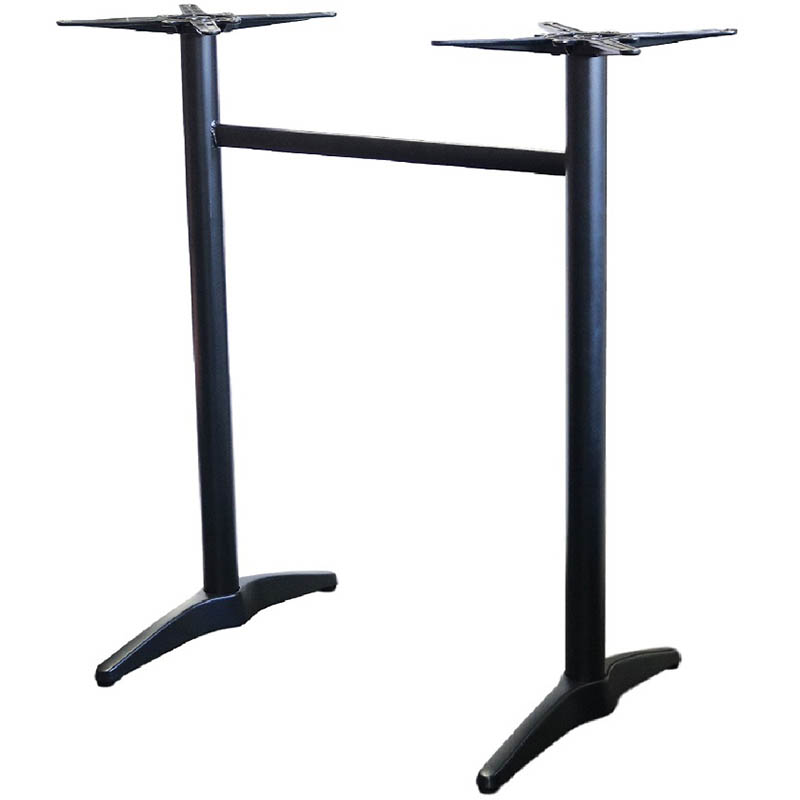 ASTORIA BAR TABLE BASE TWIN WEIGHTED BLACK POWDERCOAT