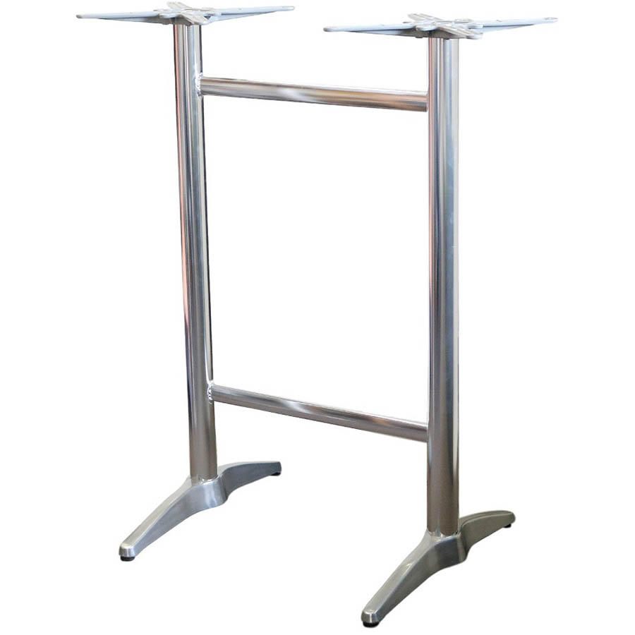 ASTORIA TABLE BASE TWIN WEIGHTED ALUMINIUM