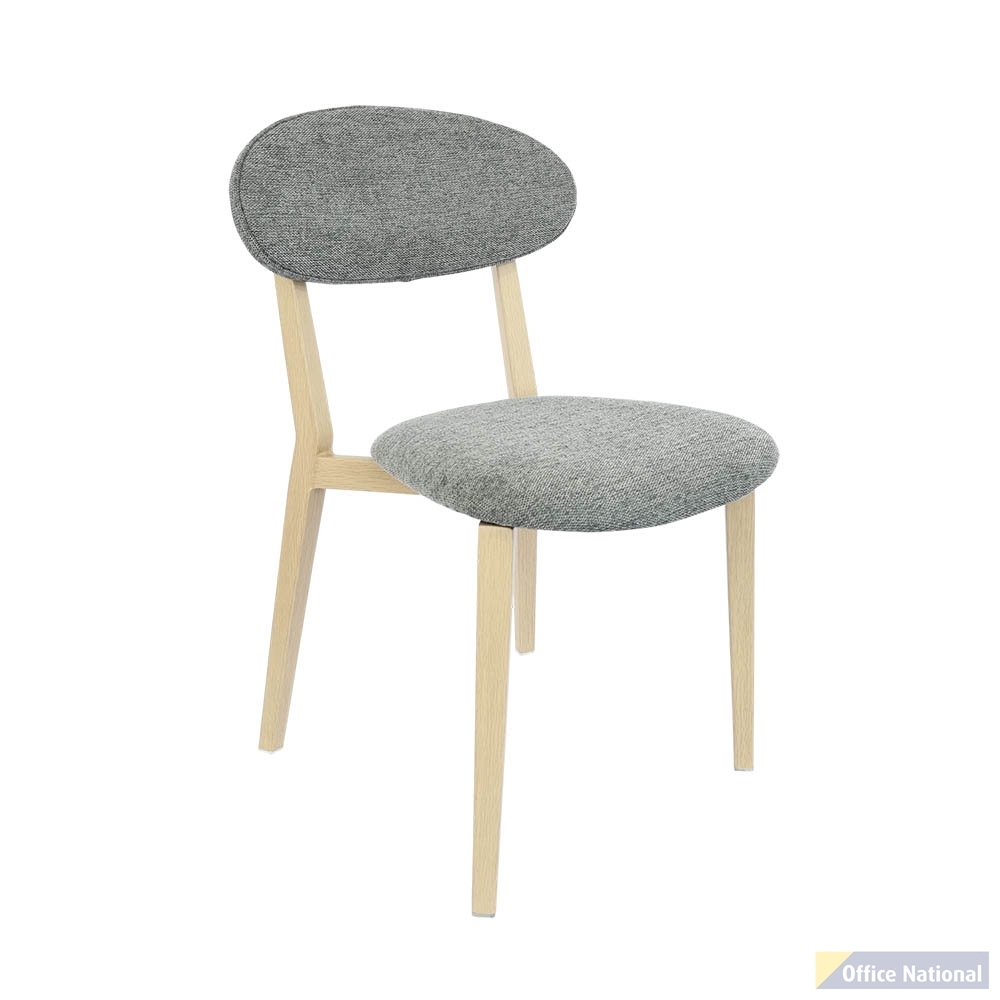DURAFURN ATLANTA CHAIR NARROW BACKREST OAK FRAME