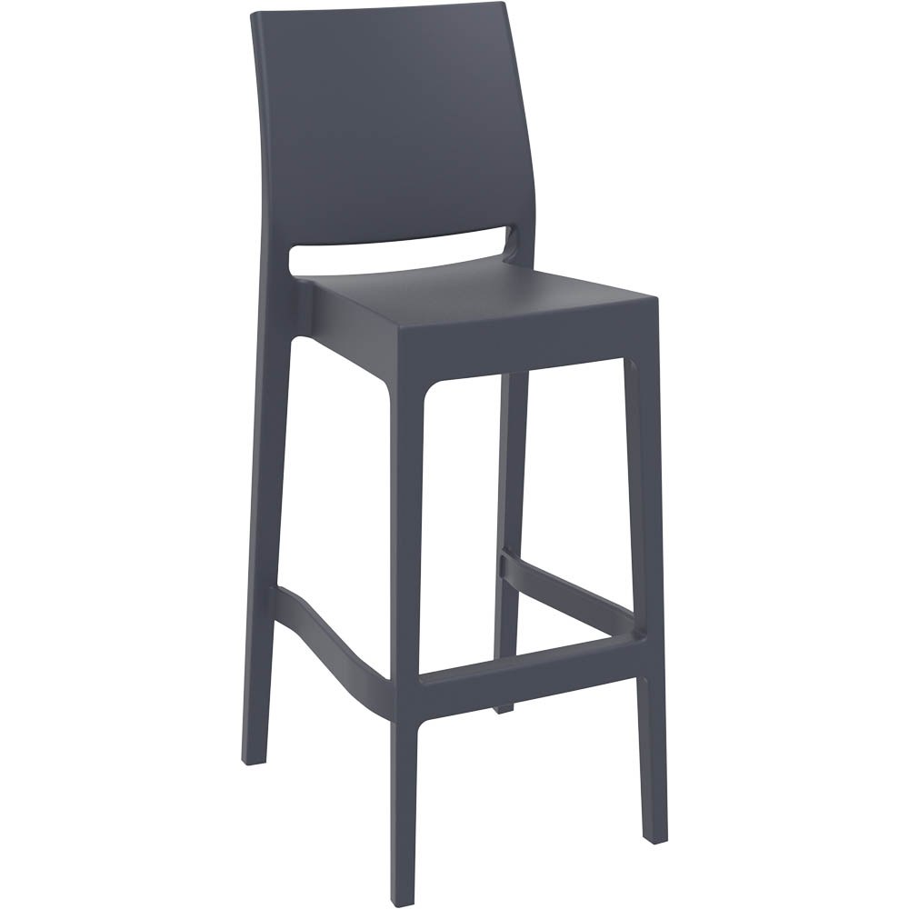SIESTA MAYA BARSTOOL 75 450 X 510 X 1080MM ANTHRACITE
