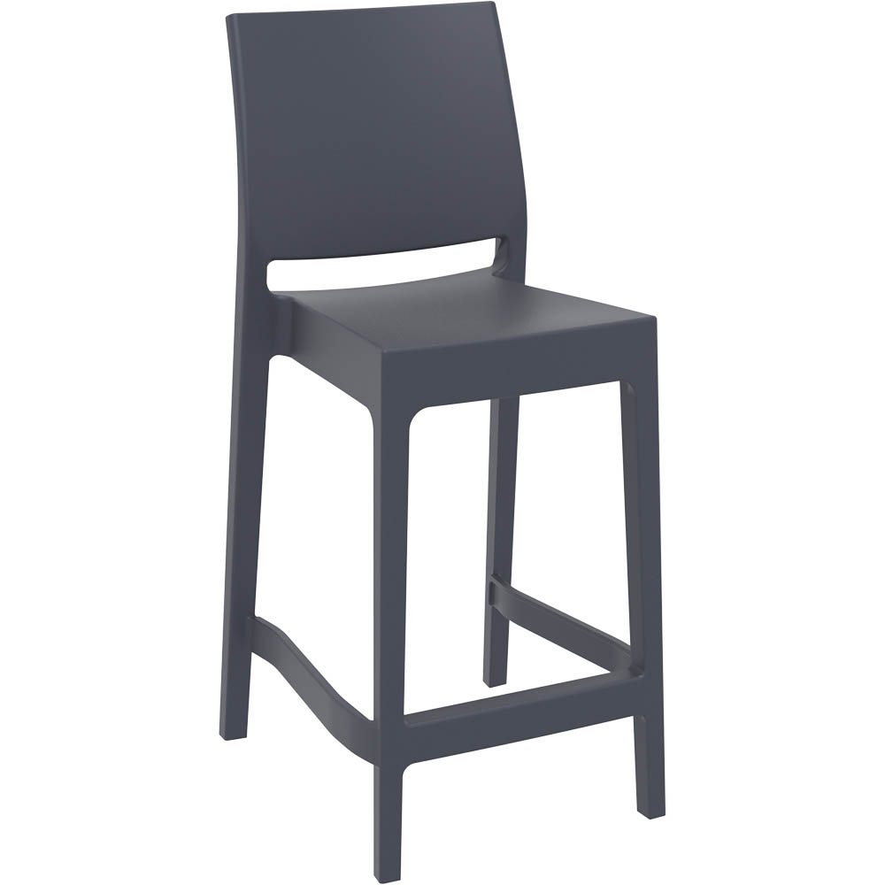 SIESTA MAYA BARSTOOL 65 440 X 500 X 980MM ANTHRACITE