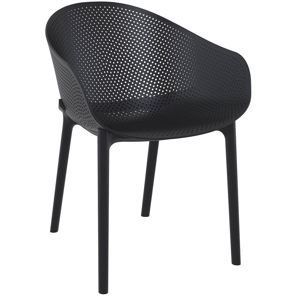SIESTA SKY CHAIR 540 X 600 X 810MM BLACK