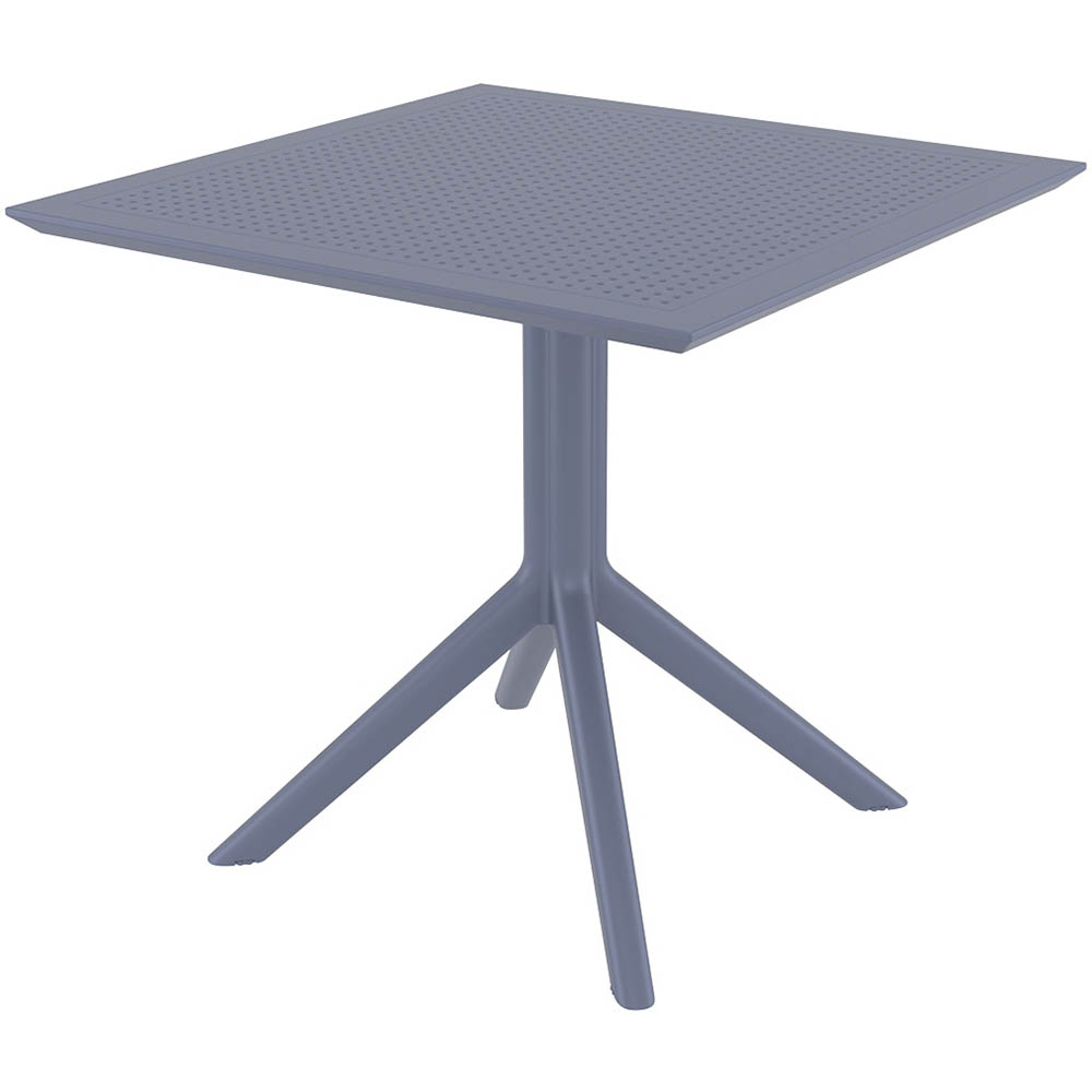 SIESTA SKY TABLE 80 800 X 800 X 740MM ANTHRACITE