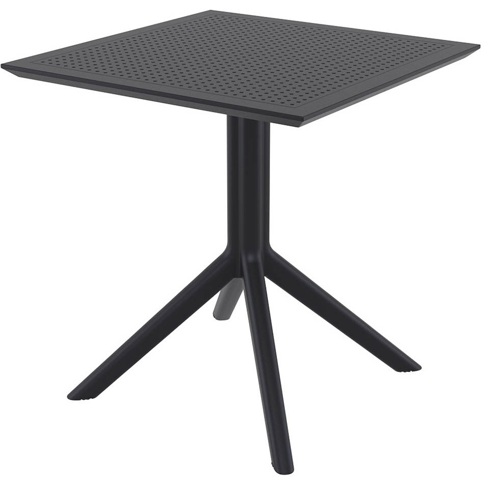 SIESTA SKY TABLE 70 700 X 700 X 740MM BLACK