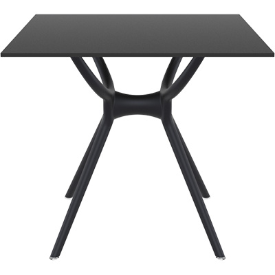 SIEASTA AIR TABLE 800 X 800MM BLACK
