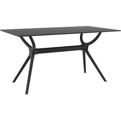 SIEASTA AIR TABLE 1400 X 800MM BLACK