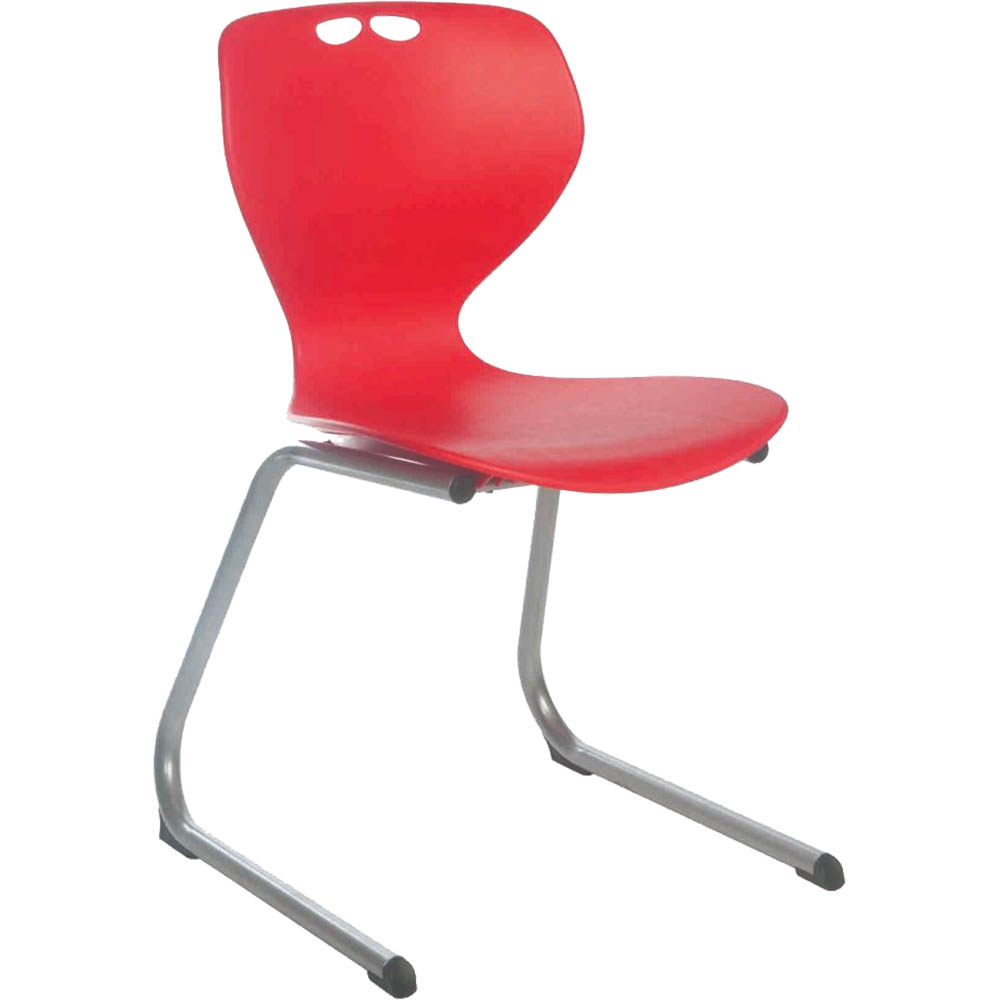 SYLEX MATA CANTILEVER CHAIR 355MM RED