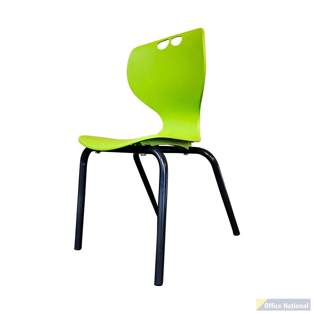 SYLEX ROSWELL CHAIR 4-LEG 310MM PURPLE SEAT BLACK FRAME