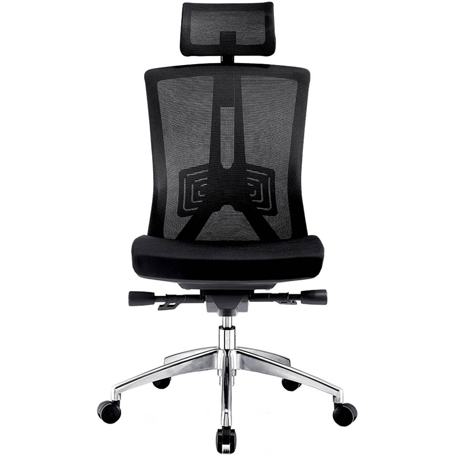 Truman Executive Chair High Mesh Back Arms Black