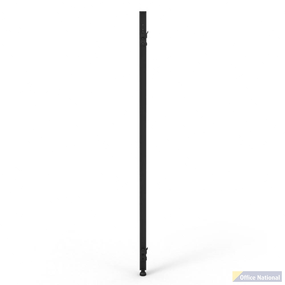 RAPIDLINE SHUSH30 SCREEN JOINING POLES 120 DEGREE 1500 X 30 X 30MM BLACK SATIN