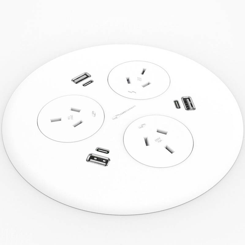 RAPIDLINE BLINKY 3-GPO 3-USB TAG LEAD WHITE