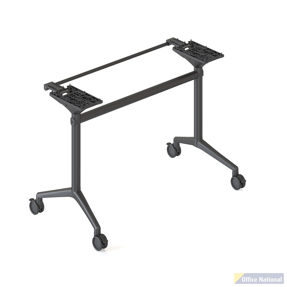 RAPIDLINE TYPHOON FLIP TABLE FRAME TO SUIT 1200MM W TABLE TOPS BLACK P/C ALL OVER FRAME