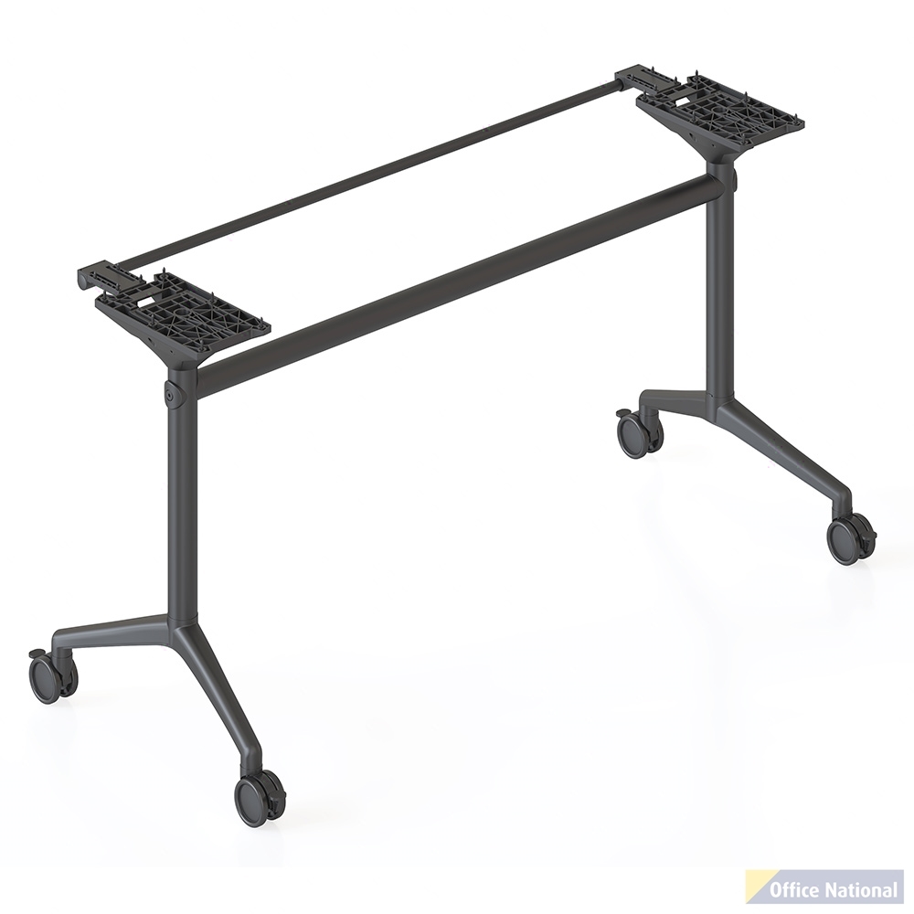 RAPIDLINE TYPHOON FLIP TABLE FRAME TO SUIT 1800MM W TABLE TOPS BLACK P/C ALL OVER FRAME