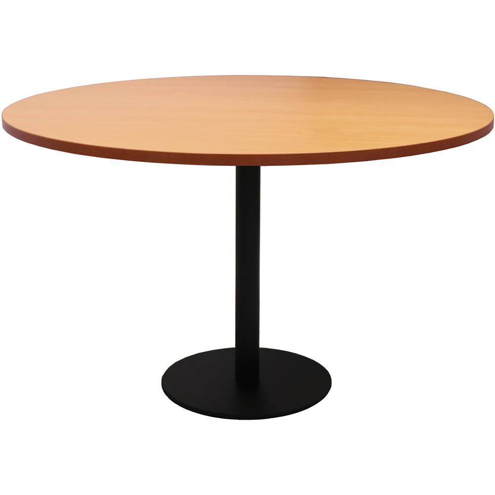 RAPIDLINE ROUND TABLE DISC BASE 1200MM BEECH/BLACK
