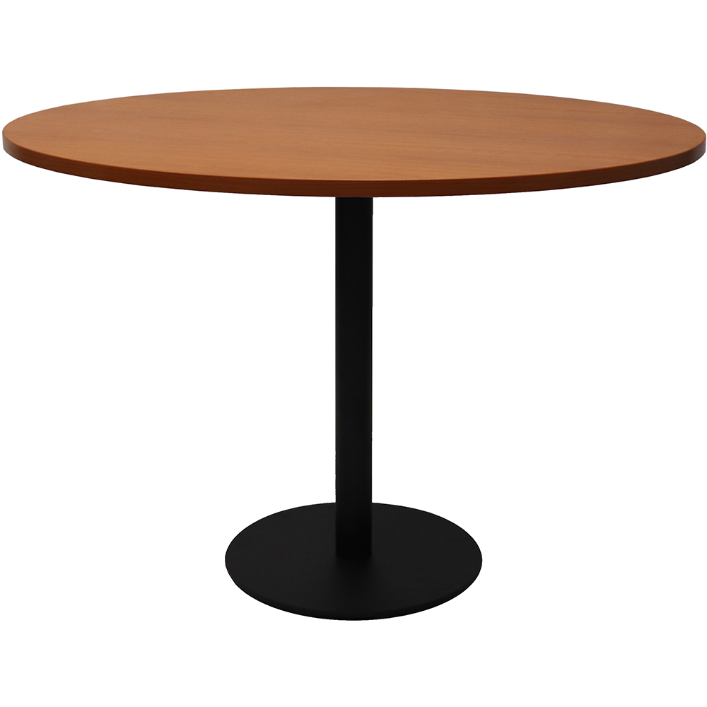 RAPIDLINE ROUND TABLE DISC BASE 1200MM CHERRY/BLACK