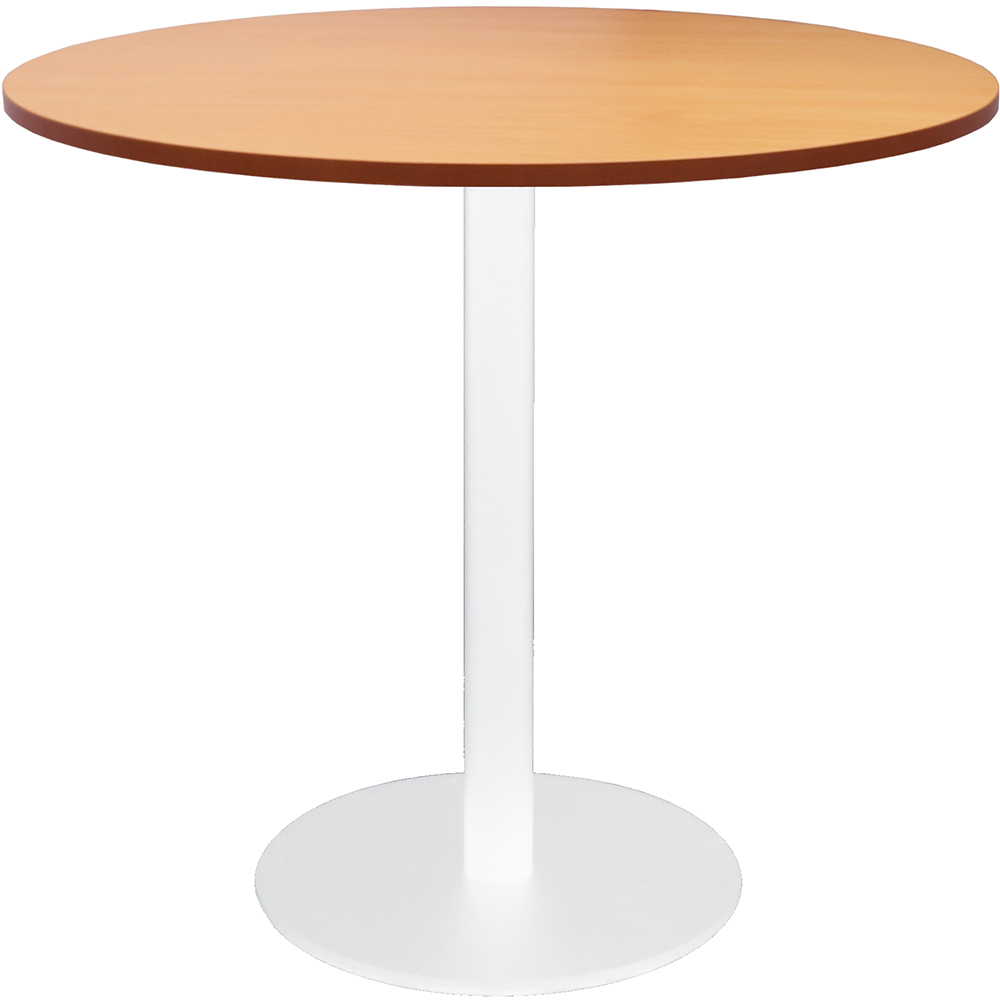 RAPIDLINE ROUND TABLE DISC BASE 900MM BEECH/WHITE