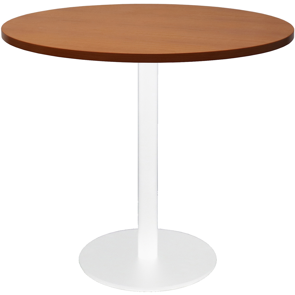 RAPIDLINE ROUND TABLE DISC BASE 900MM CHERRY/WHITE