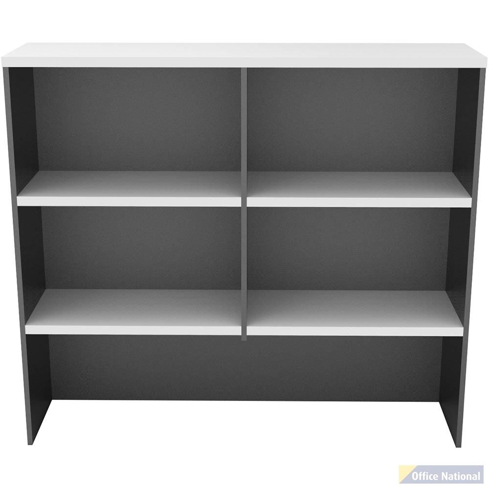 RAPID WORKER OVERHEAD HUTCH 1200 X 1070 X 315MM WHITE/IRONSTONE