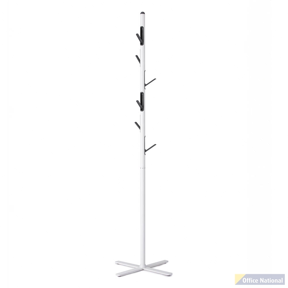 RAPIDLINE KOLO COAT/HAT STAND 500MM X 500MM X 1730MM WHITE