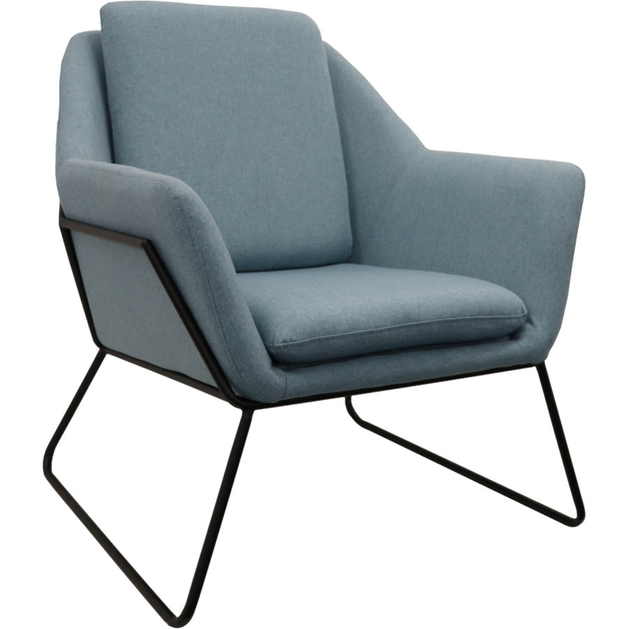 CARDINAL VISITOR CHAIR ARMS BLUE