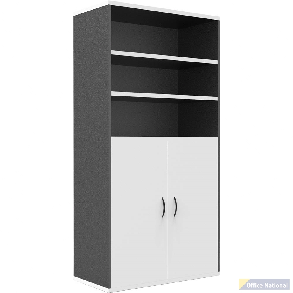 RAPID WORKER WALL UNIT LOCKABLE 1800 X 900 X 450MM WHITE/IRONSTONE