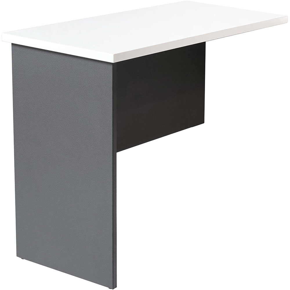 RAPID WORKER CWR3 WORKSTATION DESK RETURN 300 X 600MM WHITE/IRONSTONE