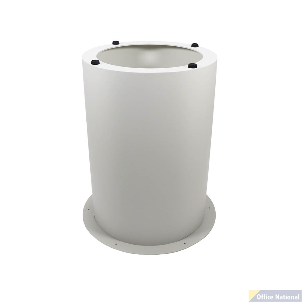 RAPIDLINE TABLE DRUM BASE 600MM X 705MM WHITE