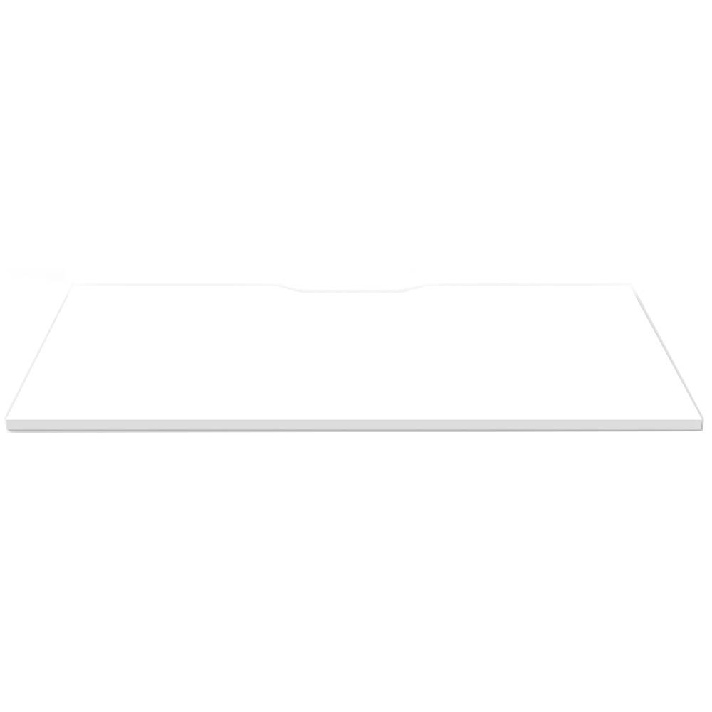 RAPIDLINE SCREEN SCALLOPED DESK TOP 1500 X 750 NATURAL WHITE