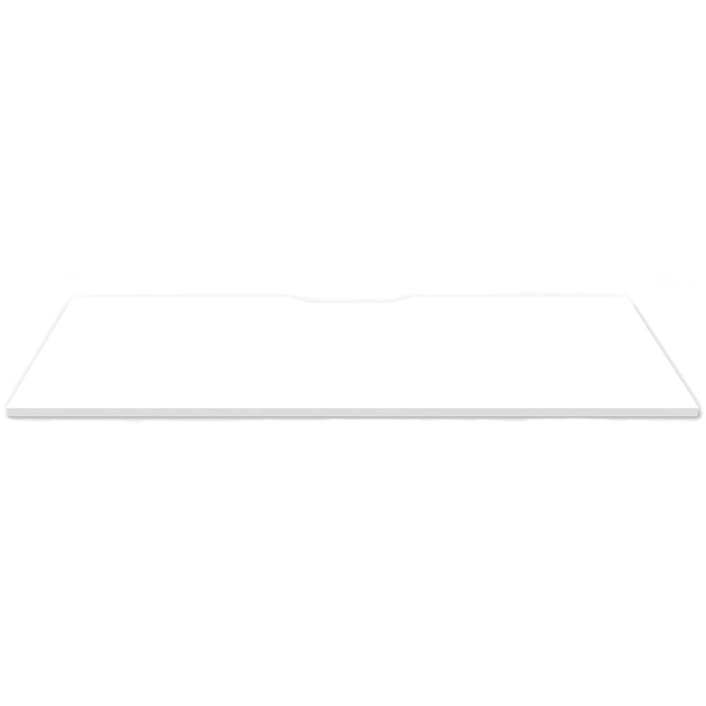 RAPIDLINE SCREEN SCALLOPED DESK TOP 1800 X 750 NATURAL WHITE