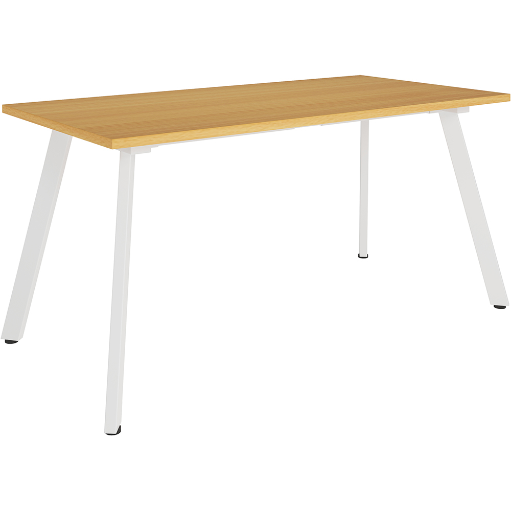 RAPIDLINE ETERNITY MEETING TABLE 1500 X 750MM BEECH/WHITE