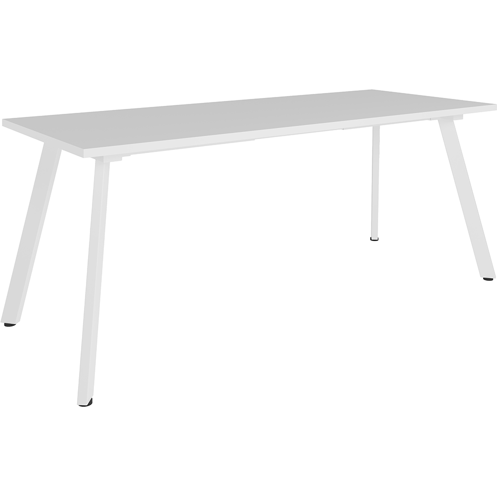 RAPIDLINE ETERNITY MEETING TABLE 1800 X 750MM NATURAL WHITE/WHITE