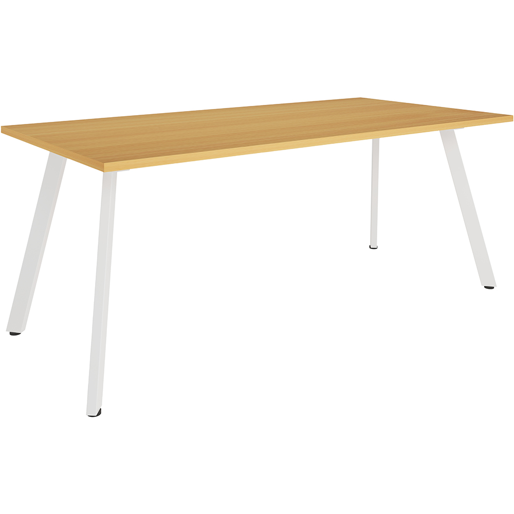 RAPIDLINE ETERNITY MEETING TABLE 1800 X 900MM BEECH/WHITE