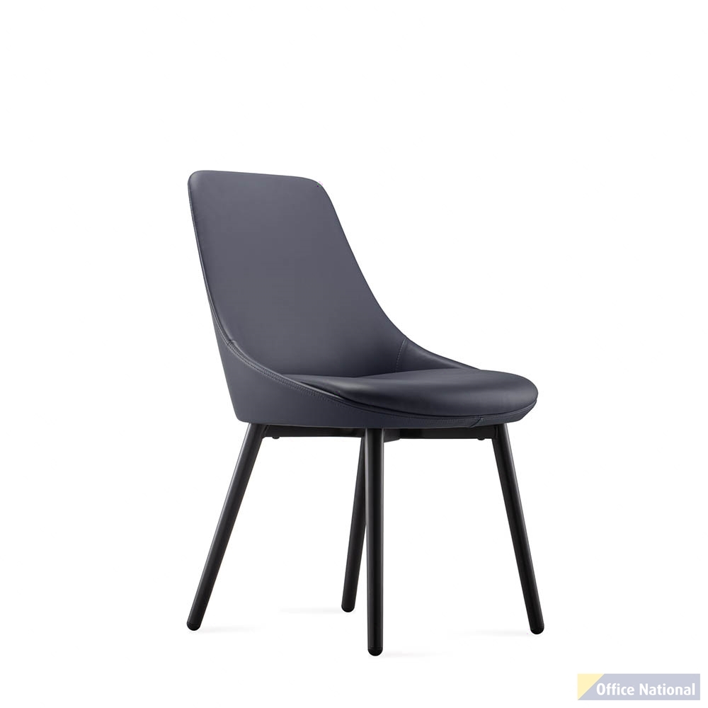 RAPIDLINE EROS BREAKOUT CHAIR 530 X 580 X 830MM FRENCH NAVY PU