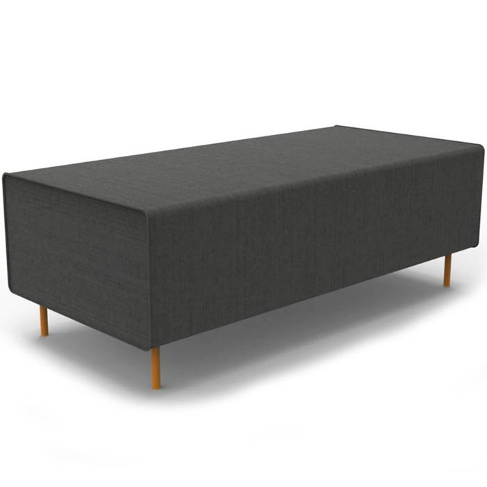 Rapidline Flexi Lounge Return Seat Module 1245 X 585 X 430mm Charcoal Ash