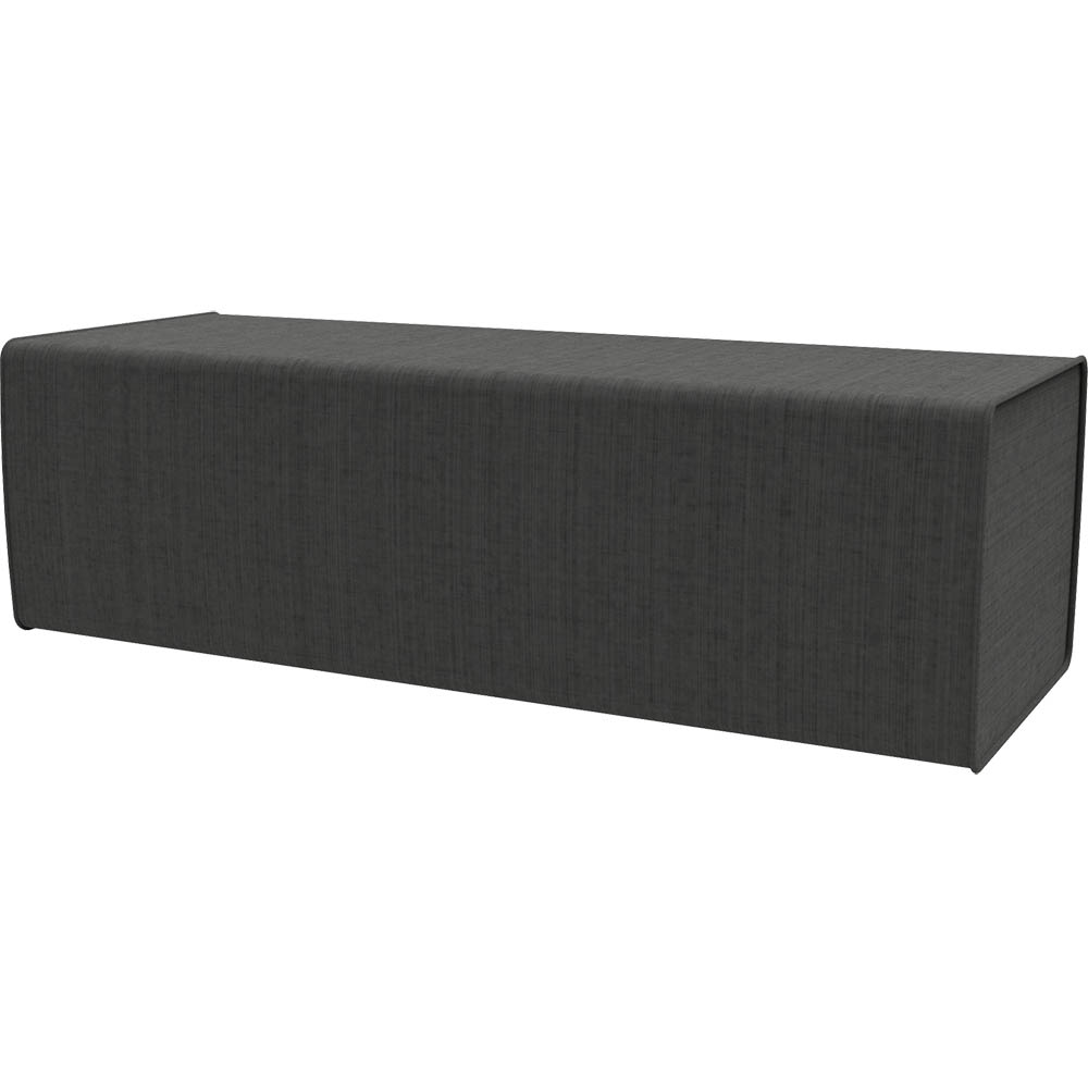 Rapidline Flexi Lounge Single Back Rest Module 925 X 355 X 280mm Charcoal Ash