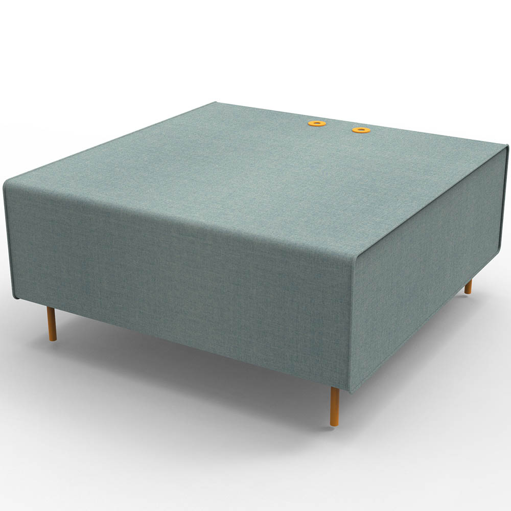 Rapidline Flexi Lounge Single Seat Module 925 X 940 X 430mm Light Blue