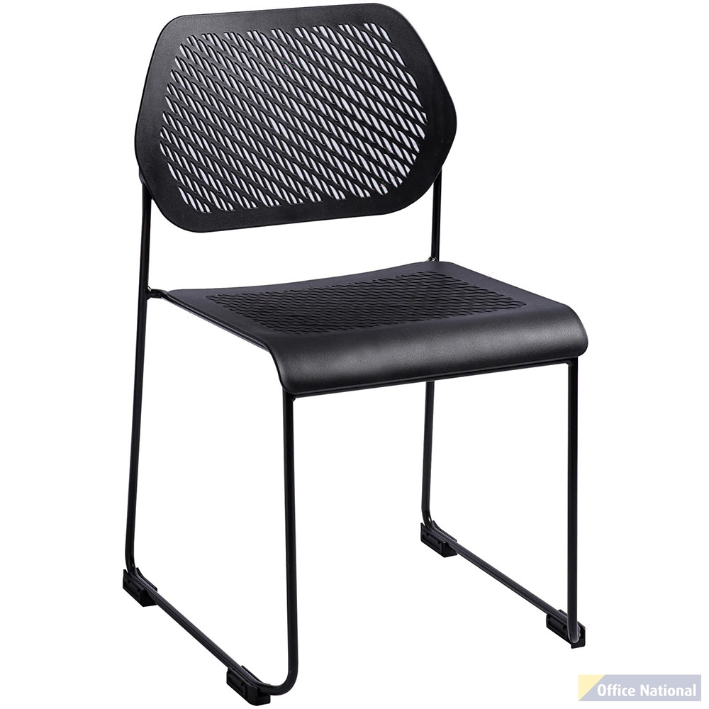 RAPIDLINE FRAME CHAIR POLYPROPYLENE SLED BASE BLACK
