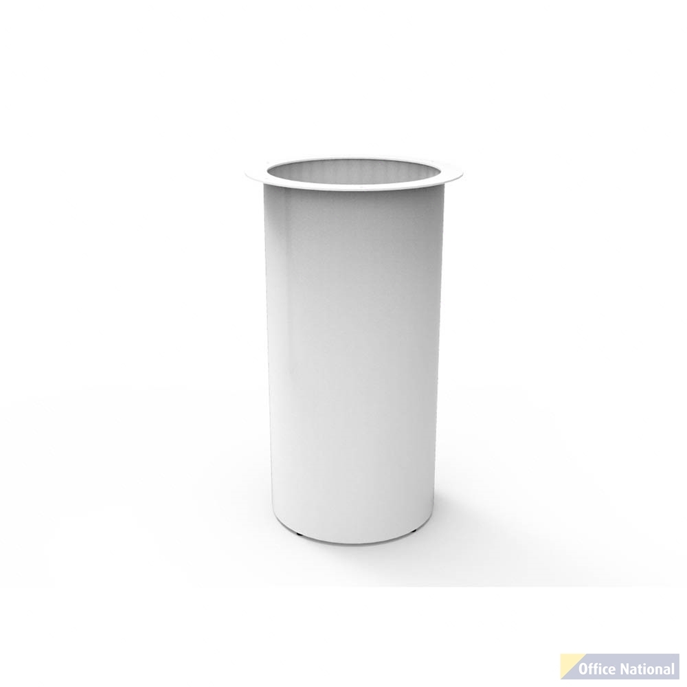 RAPIDLINE DRUM TABLE BASE 600 X 1025MM WHITE