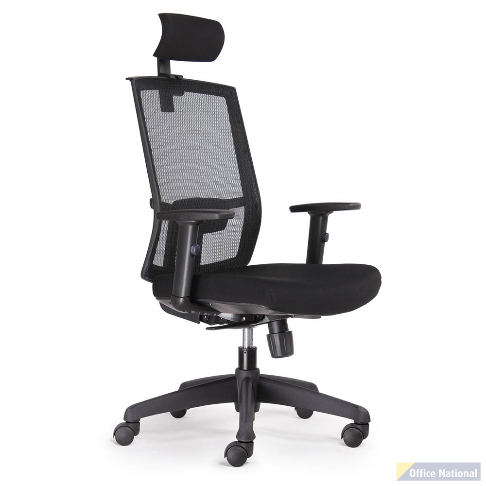 RAPIDLINE HEAD REST FOR KAL TASK CHAIR WITH INTEGRATED COAT HANGER BLACK