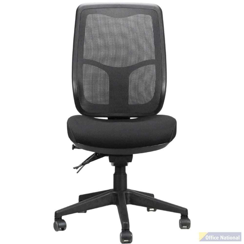 RAPIDLINE MERIDA CHAIR HIGH MESH BACK BLACK