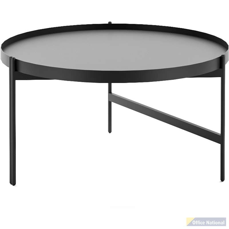 RAPIDLINE NIDO COFFEE TABLE ROUND 800MM BLACK