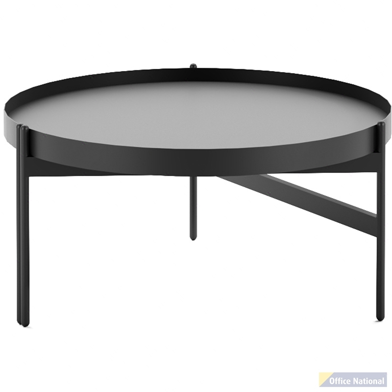 RAPIDLINE NIDO COFFEE TABLE ROUND 600MM BLACK