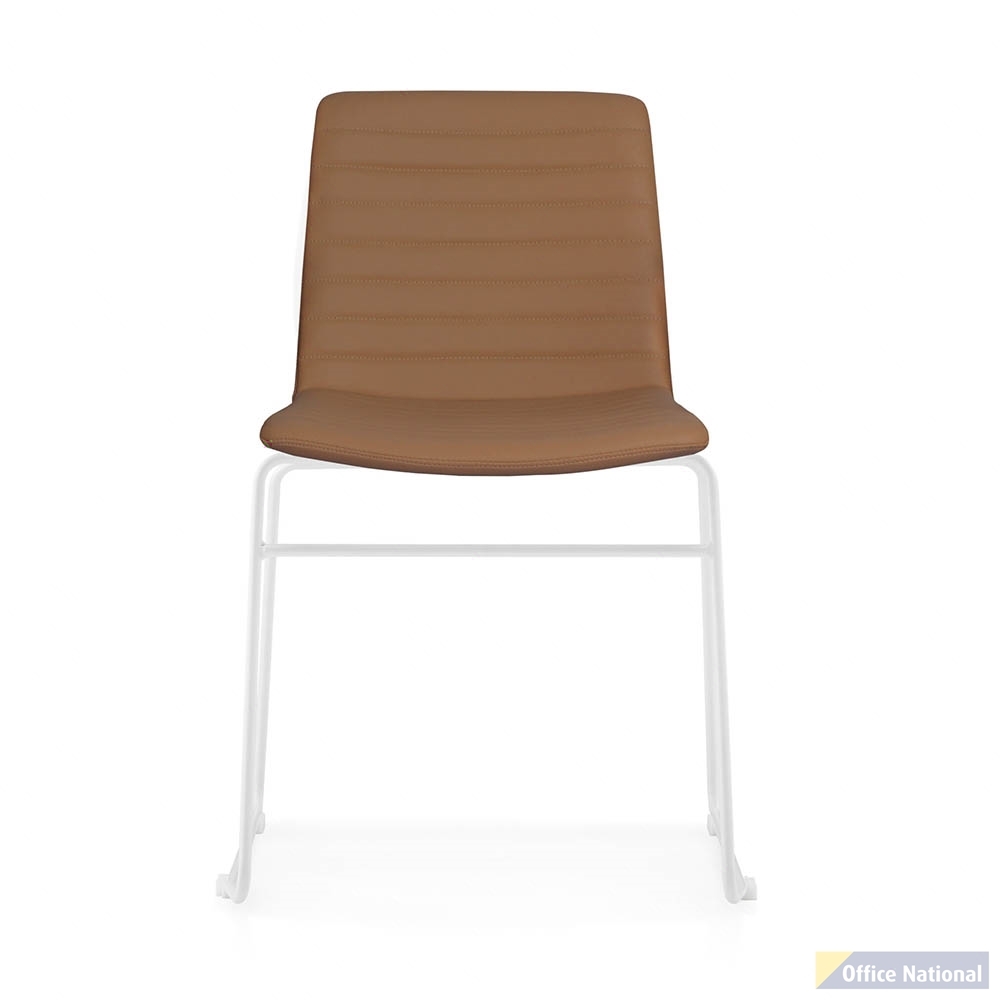 RAPIDLINE SLED BASE CHAIR AMBER/WHITE