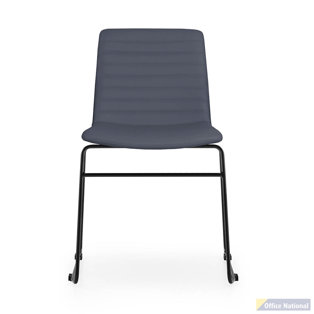 RAPIDLINE SLED BASE CHAIR FRENCH NAVY/BLACK