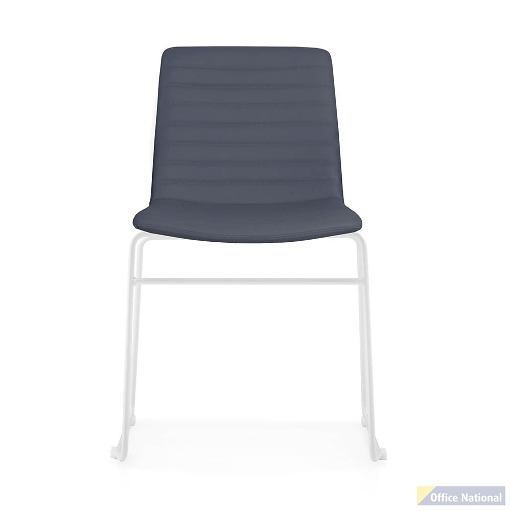 RAPIDLINE SLED BASE CHAIR FRENCH NAVY/WHITE