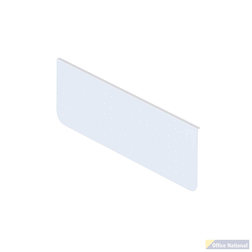RAPIDLINE ARCH PERFORATED MODESTY PANEL 1000 X 300 X 20MM WHITE